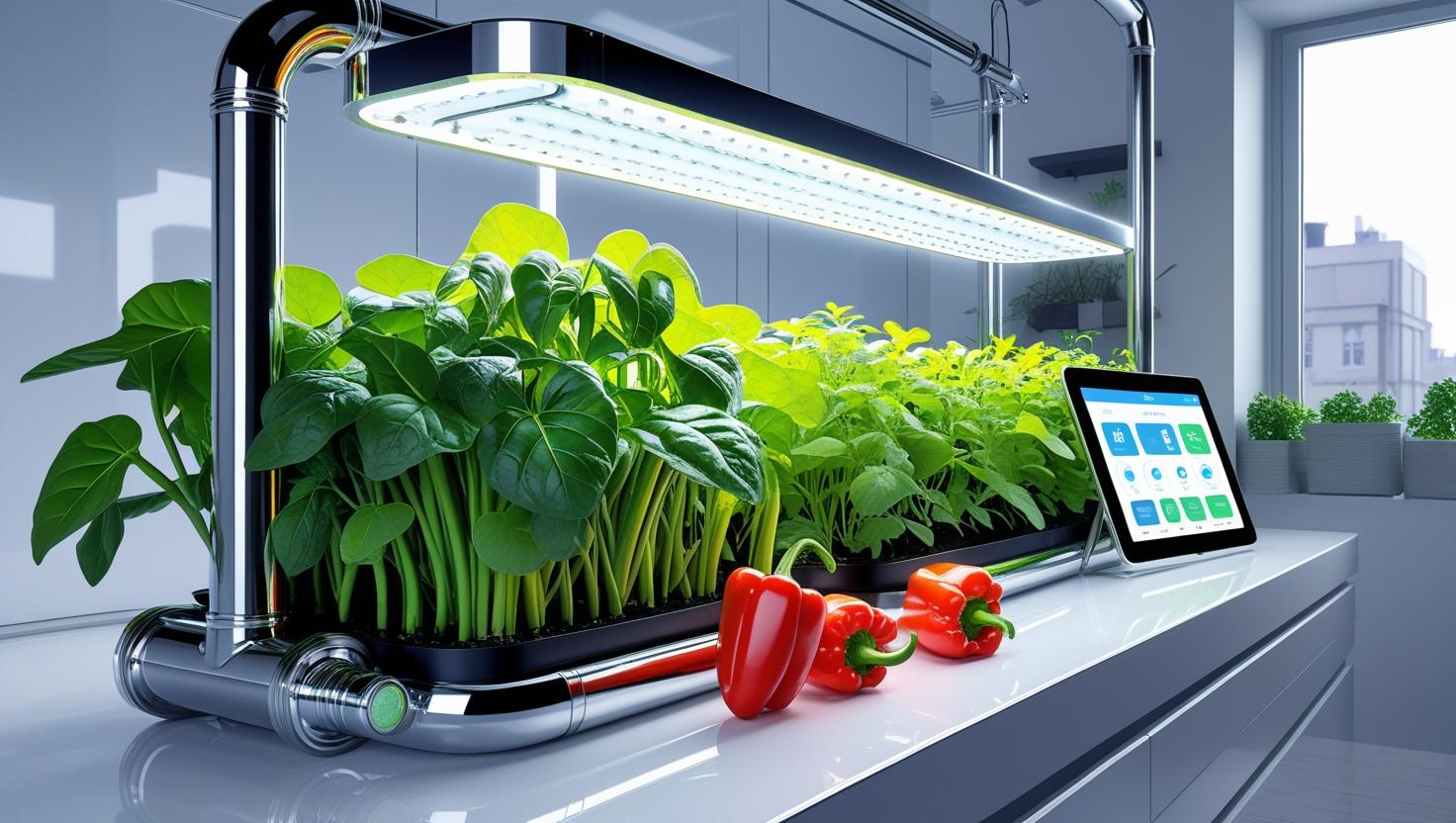 Smart Urban Farming: Home Hydroponics Future